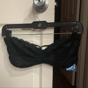 FREE PEOPLE Lace Bandeau F5110406A NWT Black Med